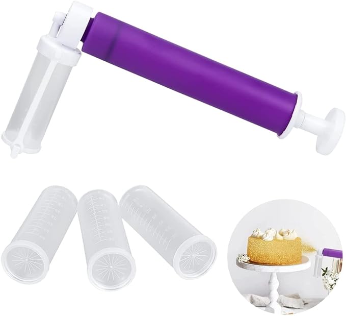 Cake Decorating Pump Set – Ergonomic Piping Tool with Multi-Style Nozzles